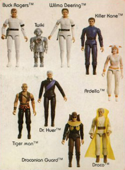 Buck Rogers figures cardback