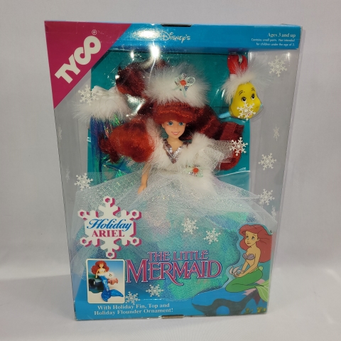 Little Mermaid Vintage Holiday Ariel Doll by Tyco UNOPENED