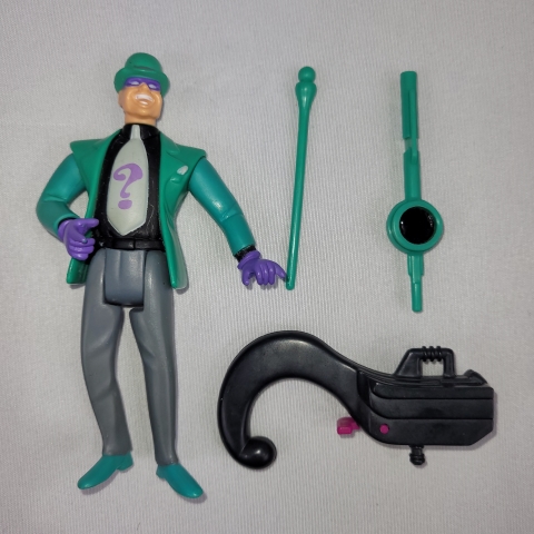 Batman Animated Series 1993 Riddler Action Figure by Kenner C8