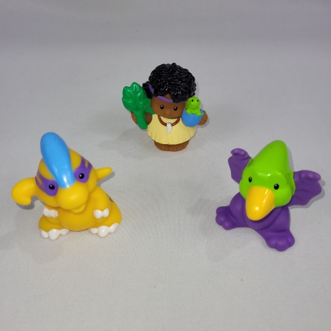 Little People 2005 Lil Dinos Figure 3-Pack by Fisher-Price C8