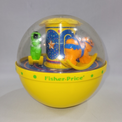 Fisher-Price #165 Vintage 1985 Roly Poly Chime Ball C7