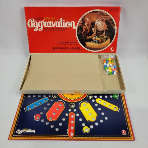 Deluxe Aggravation Vintage 1982 Board Game by Lakeside C7
