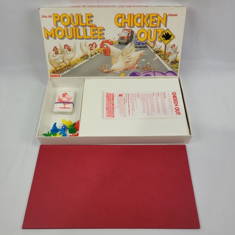 Chicken Out Vintage 1988 Board Game by Parker Brothers C8