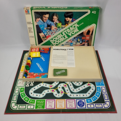 Doubletrack Vintage 1981 Board Game by Milton Bradley C7