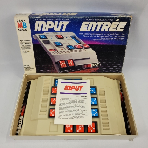 Input Vintage 1984 Strategy Game by Milton Bradley c6