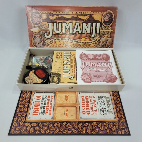 Jumanji Vintage 1995 Board Game by Milton Bradley C7