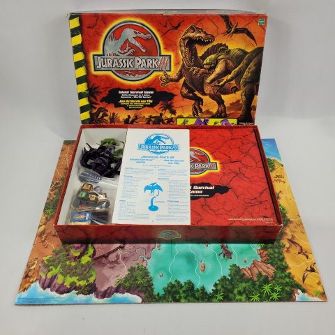 Jurassic Park III: Island Survival 2001 Board Game by MB C8
