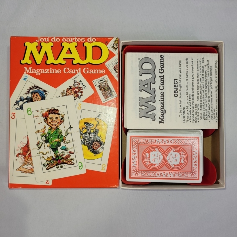 Mad Magazine Vintage 1980 Card Game by Parker Brothers C8