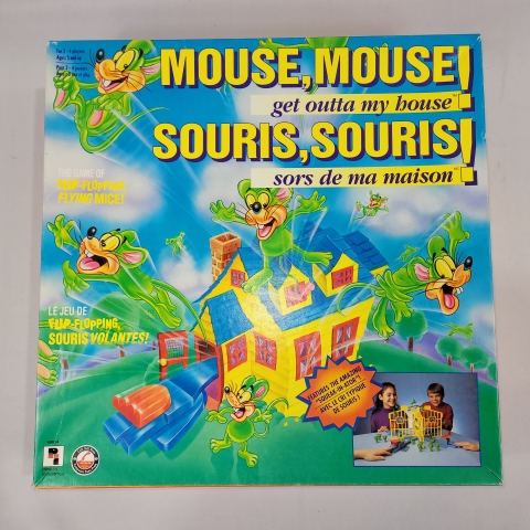 Mouse Mouse Get Outta My House Vintage 1994 Game Pressman Toy C8