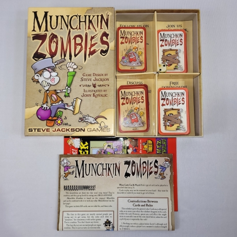 Munchkin Zombies Card Game by Steve Jackson C9