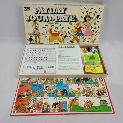 Payday Vintage 1975 Board Game by Parker Brothers C7