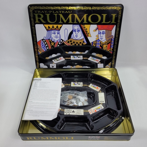 Rummoli Tray Card Game Tin Box by Canada Games Company