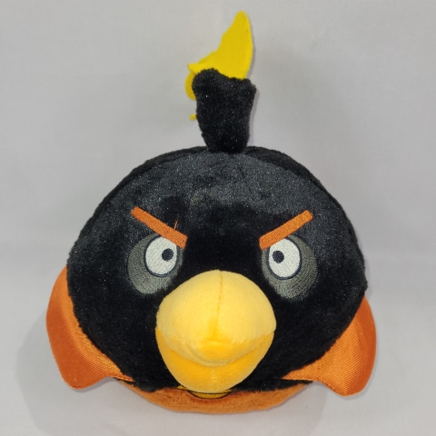 Angry Birds 8\" Plush Space Bomb Bird Commonwealth Toy C9
