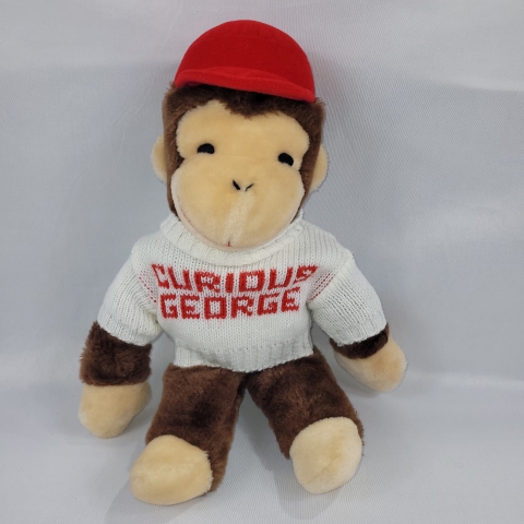 Curious George 14" Vintage 1984 Plush Monkey by Eden Toys C8