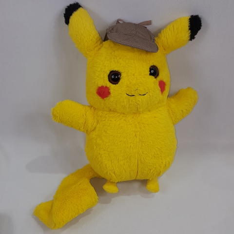 Pokemon 14" Plush Detective Pikachu by Wicked Cool Toys C8