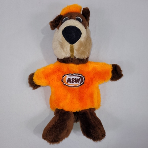A&W Vintage 12" Plush Root Bear Hand Puppet C7