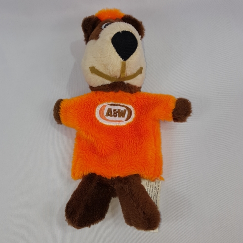 A&W Vintage 12" Plush Root Bear Hand Puppet C8