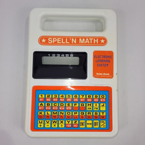 Spell N Math Vintage 1981 Toy by Radio Shack C8